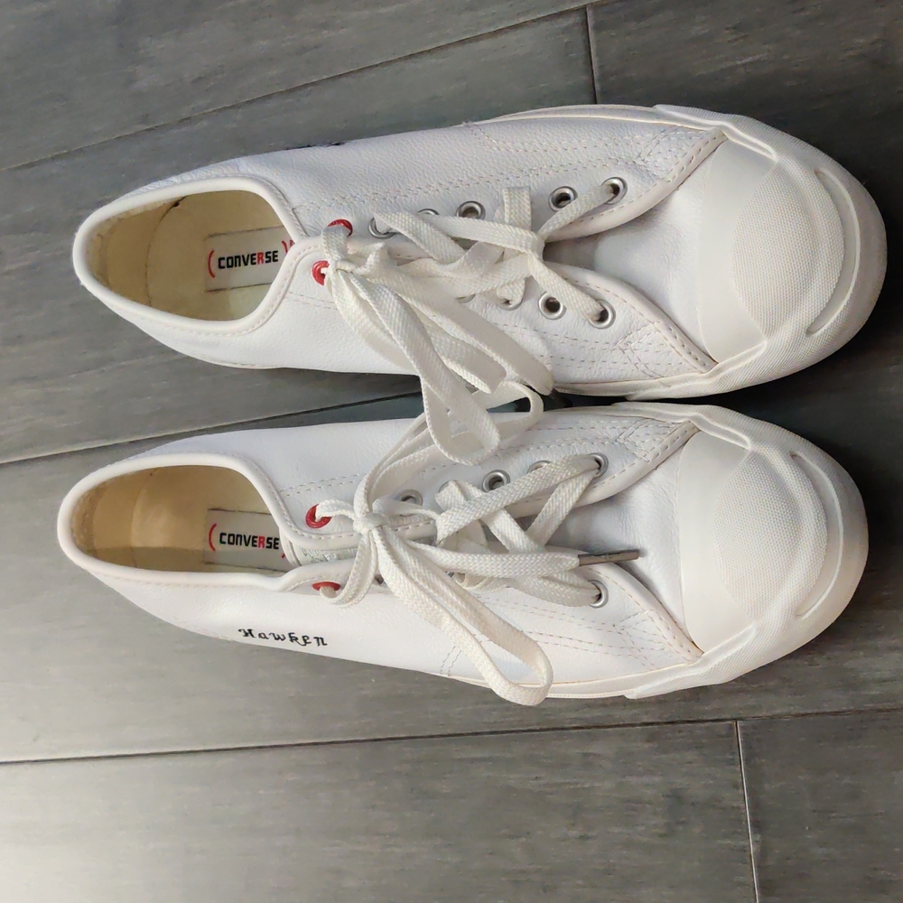 Converse RED leather Hawken Sneakers